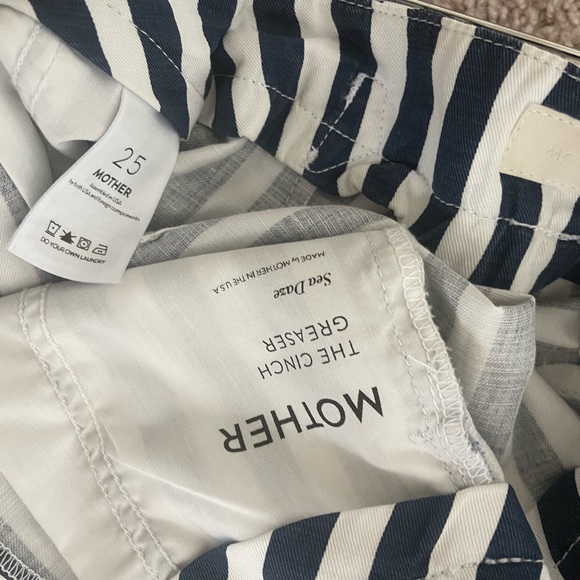 MOTHER The Cinch Greaser trouser in Sea Daze - Picture 10 of 10